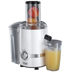 Russell Hobbs 3-in-1 Juicer, White/Chrome